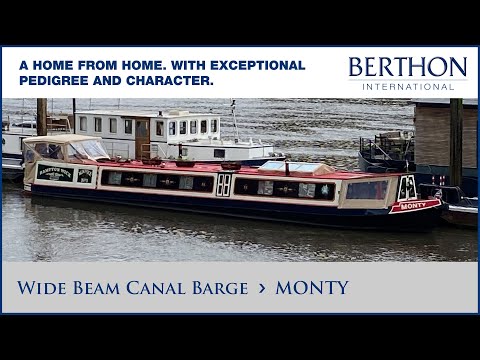 [OFF MARKET] Wide Beam Canal Barge (MONTY), with Hugh Rayner - Yacht for Sale - Berthon Int.