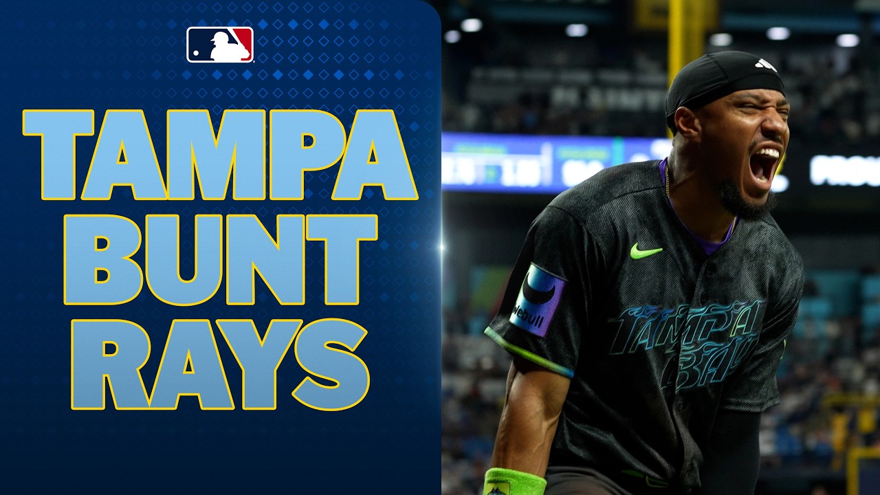 FULL 10TH INNING: The Rays score twice to walk off the Yankees without a ball leaving the infield! 🤯