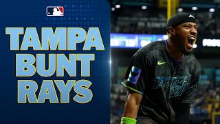 FULL 10TH INNING: The Rays score twice to walk off the Yankees without a ball leaving the infield! ????