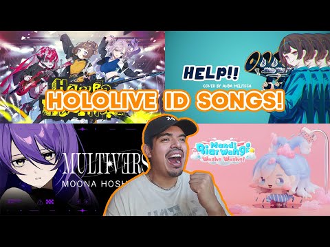 HOLOLIVE ID SONGS ARE TOO GOOD! Mikigai Reacts to 7 Holo ID Songs
