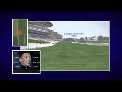 ‪Frankie Dettori's Flyover of the‬ Queen Anne Stakes