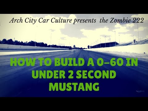 How You Build a 0-60mph 67 Mustang, using Technology. An Arch City Car Culture Short