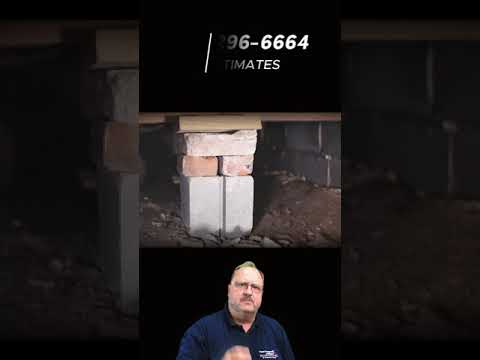 Support your sagging  floor above the crawlspace