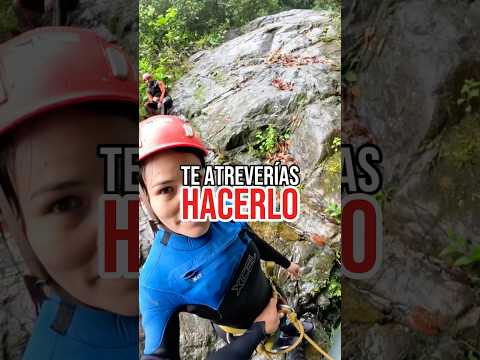 Te atreverías HACERLO#lobonitodeecuador #gualaquizaecuador🇪🇨 #moronasantiago #canyoning #cascadas