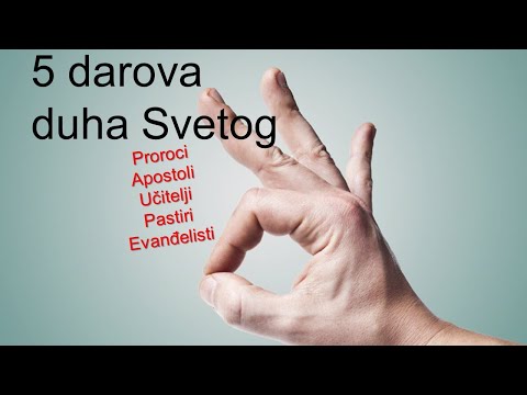Propoved - 5 Službi ili darova Duha Svetog iz Poslanice Efescima - pastor Bera