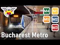 4K Bucharest Metro All The Lines