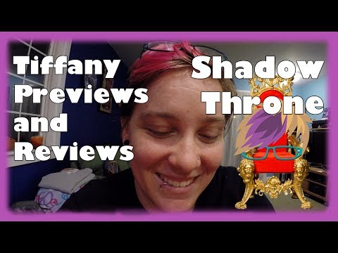 Tiffany Previews and Reviews Shadow Throne – while trying out chairs