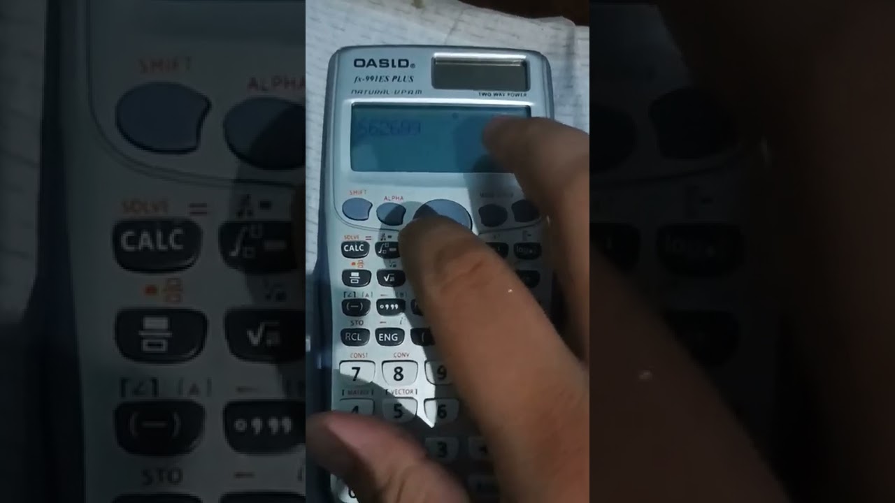 Shopee Scientific Calculator factory defect.