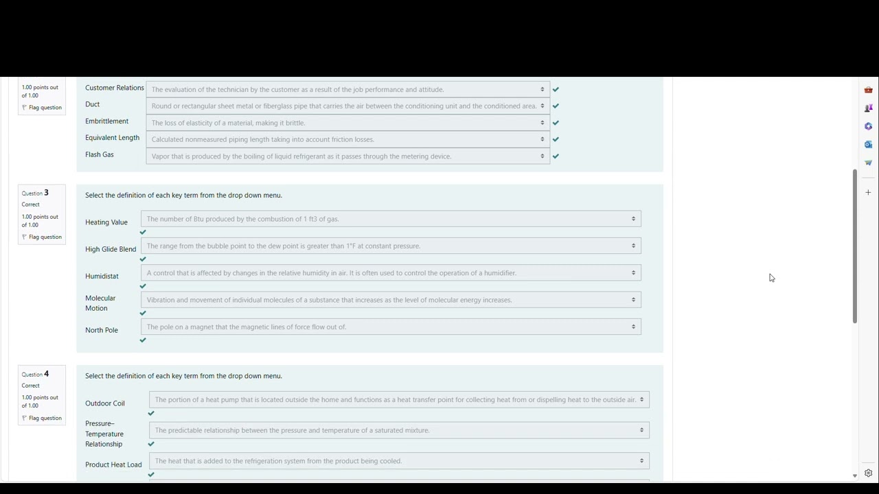 HVC150 Week 4 Key Terms Mod: Duct Design, Blueprint Reading and Load Calculation