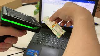 Máy in mã vạch 1D và 2D giá rẻ SYBLE XB D40 | Mã Vạch Bình Dương