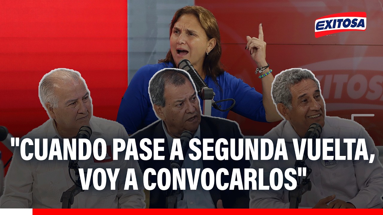 🔴🔵 Marisol Pérez Tello: "Cuando pase a segunda vuelta, voy a convocarlos"