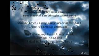 Claude Kelly- I did it for love (Lyrics)