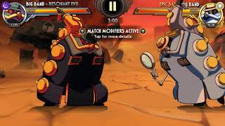 Skullgirls Mobile - Leveling up Jawbreaker in 30+ streak fights (Casket Match)