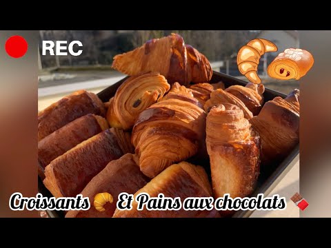 Croissants & Pains au chocolat (ou Chocolatines 😉) façon Cyril Lignac (Viennoiseries de dingue !!!)