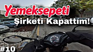 Şirketi Kapattım Yemeksepeti'nde Şirket açmadan Çalışmak!!! Kurye Günlüğü #10 #y