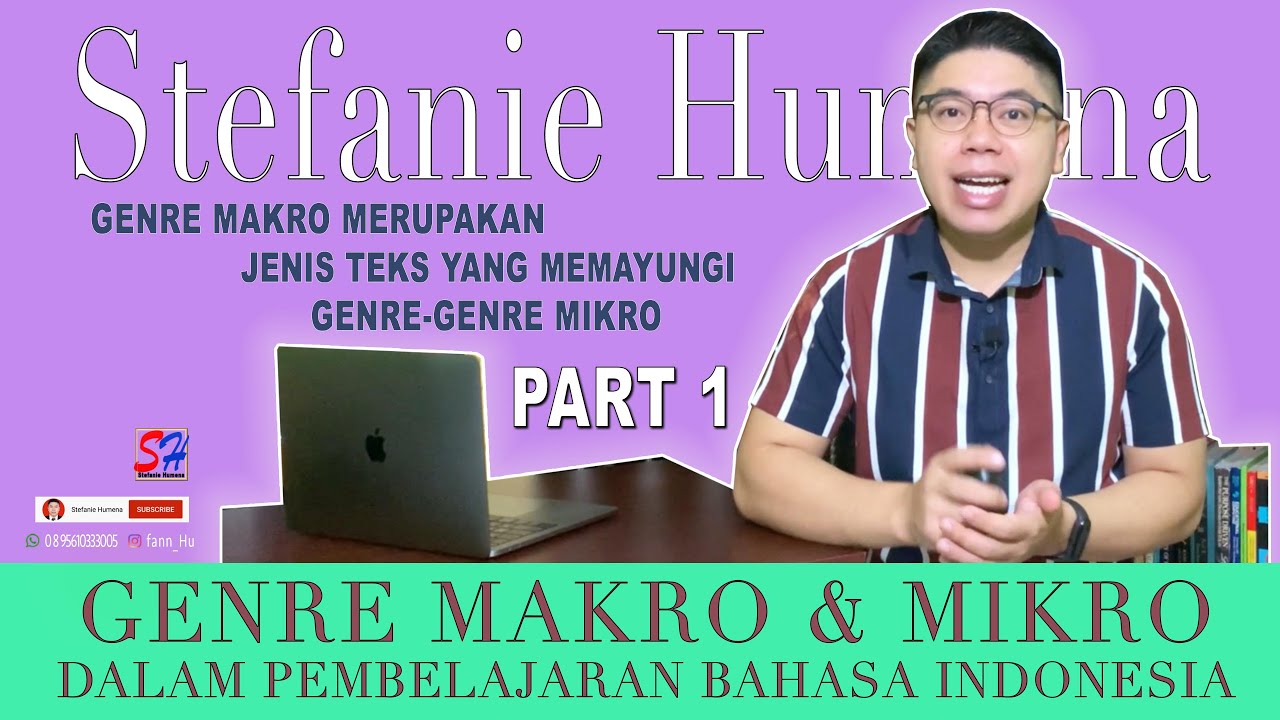 GENRE MAKRO & GENRE MIKRO (JENIS TEKS) DALAM BAHASA INDONESIA | PART 1