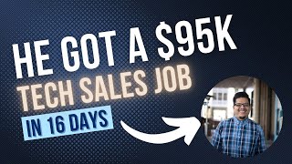 Food Service to $95K Tech Sales in 16 Days