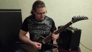 Grave Digger  - Twilight Of The Gods Guitar Solo Playthrough