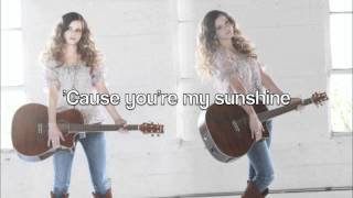 &quot;My Sunshine&quot; Tiffany Alvord (Lyrics on Screen)