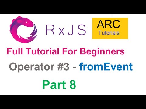 RxJS Tutorial For Beginners #8 - fromEvent Operator Tutorial | Angular RxJS Tutorials