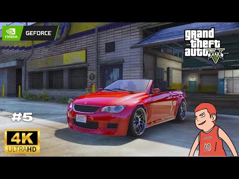 Grand Theft Auto 5 4K Ultra Graphics Gameplay Walkthrough  Part 5 - GTA 5 PC 4K 60FPS