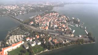 preview picture of video 'Zeppelinflug Lindau 2014'