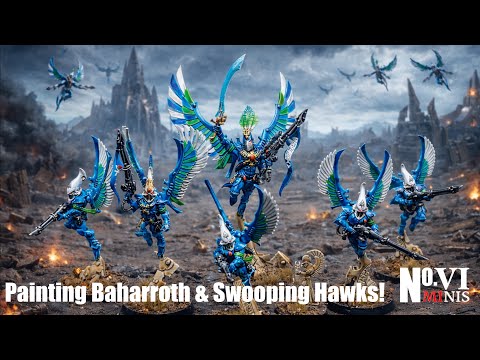 Your Guide to Quickly Painting up Baharroth and his Swooping Hawks for Warhammer 40K Aeldari!