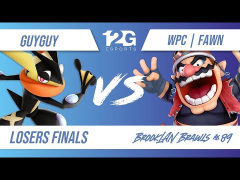BrookLAN Brawls 89 - GuyGuy (Greninja) v. WPC | fawn (Duckhunt, Wario) - Losers Final