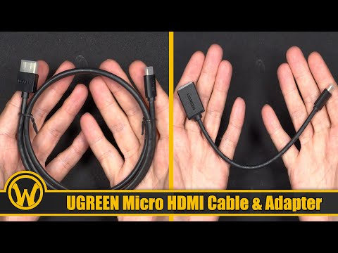 UGREEN Micro HDMI to HDMI Cable Adapter 4K 60Hz Ethernet Audio Return Channel Compatible with GoPro Hero 7/6 Raspberry Pi 5 Retroid Pocket 3+/3 Yoga 3 B500 Camera Video Capture Card 6FT video review thumbnail