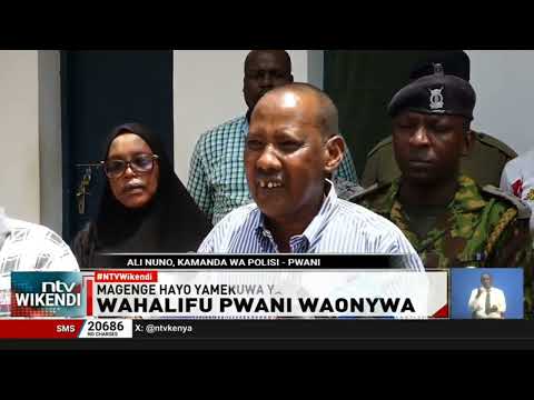 Ali Nuno aonya wahalifu wanaohaingaisha wakaazi wa Pwani