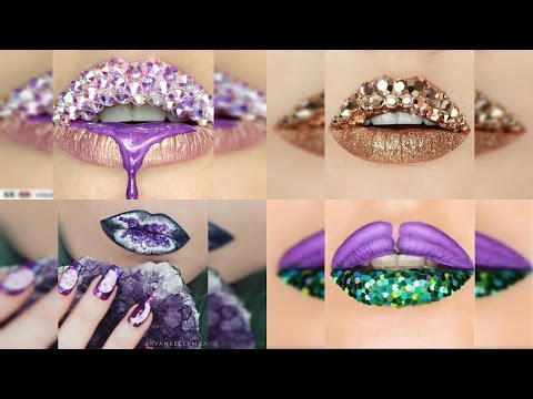 2017 Beautiful Lip Art Tutorial - Compilation