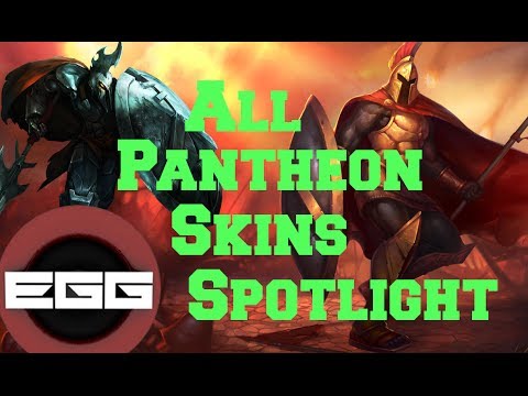 All Pantheon Skins Spotlight | League of Legends Skin Review