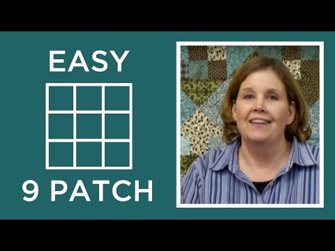 Nine Patch Quilting Block - Beginner Block Quilting Series