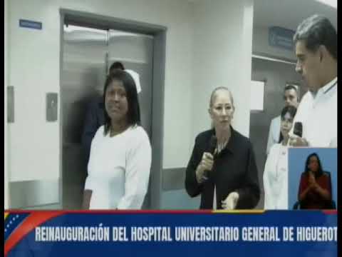 Reinauguración del Hospital Universitario General de Higuerote en Miranda