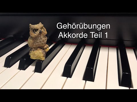 Gehörübung - Akkorde Teil 1