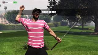 GTA V Golf: Eagles, Double Eagles and Holes in One. F**kin