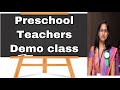 Ukg Demo Class Online Class For Ukg Teachers Demo Class For Sr Kg Kindergarten Demo Class