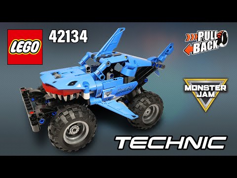 LEGO Monster Jam Megalodon Building Instructions (42134)[260 pcs] | Top Brick Builder