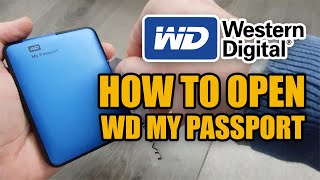 👀 WD My Passport. How to Open a Western Digital Elements External Hard Drive Enclosure