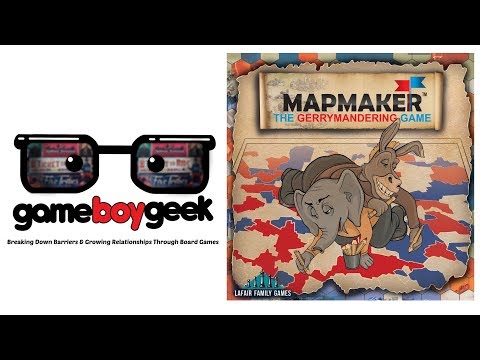 Mapmaker: The Gerrymandering Game Review with the Game Boy Geek