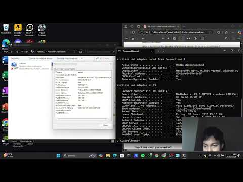 4.6.6 lab - view wired and wireless NIC information