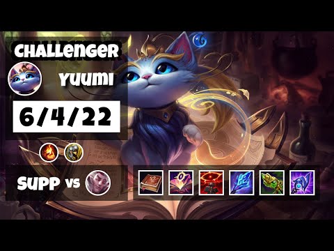 Yuumi vs Rakan EU Challenger SUPPORT (6/4/22) - v11.17