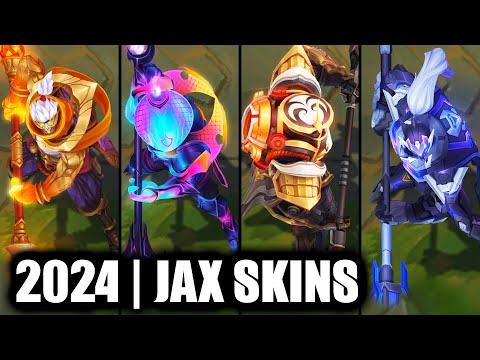 ALL JAX SKINS SPOTLIGHT 2024 | League of Legends
