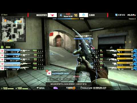 Cloud9 vs mousesports, Game 2 (CEVO-P LAN Finals CS:GO Season 7) - Launders & Misled
