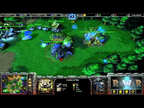 Hawk (HU) vs Moon (NE) - Game 2 - WarCraft 3 gameplay - RN283