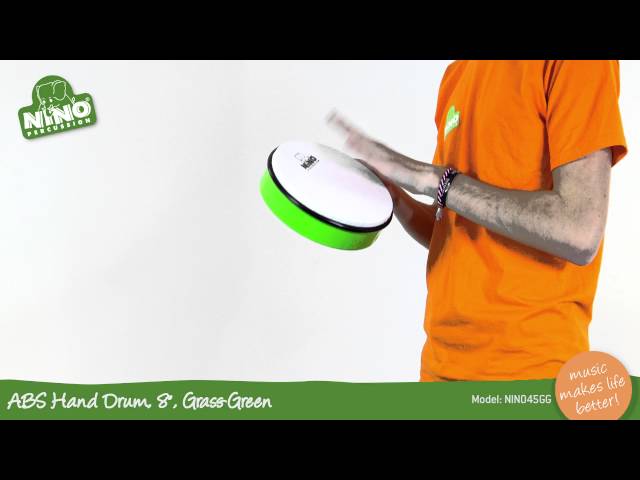 Nino Percussion 8" Tambourine in Various Colours-Grass Green Nino Percussion 8" Tambourine in Various Colours-Grass Green