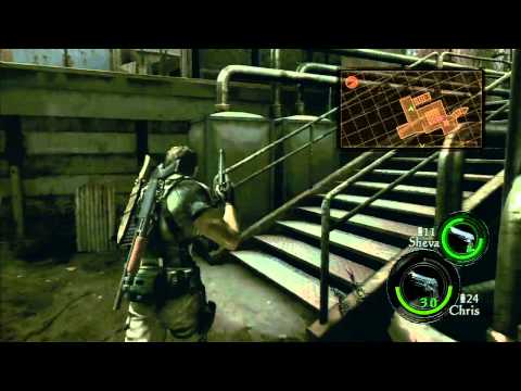 Resident Evil 5 Co-op Walkthrough w/ Brockcold Part 15 - Albertain Chainsaw Massacre