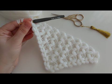 easy crochet shawl - triangle paisley patterns and how to make it - latest knitted paisley patterns