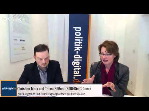 Digitale Bürgersprechstunde mit Tabea Rößner (B´90/Die Grünen)