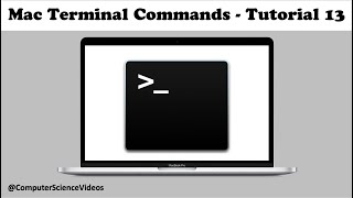 Mac Computer TERMINAL Commands - Tutorial 13 | Open Text Editor & Code